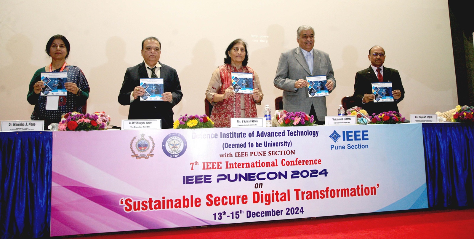 Inaugural of 7th International IEEE PUNECON-2024 on 13th Dec 2024 at DIAT(DU)