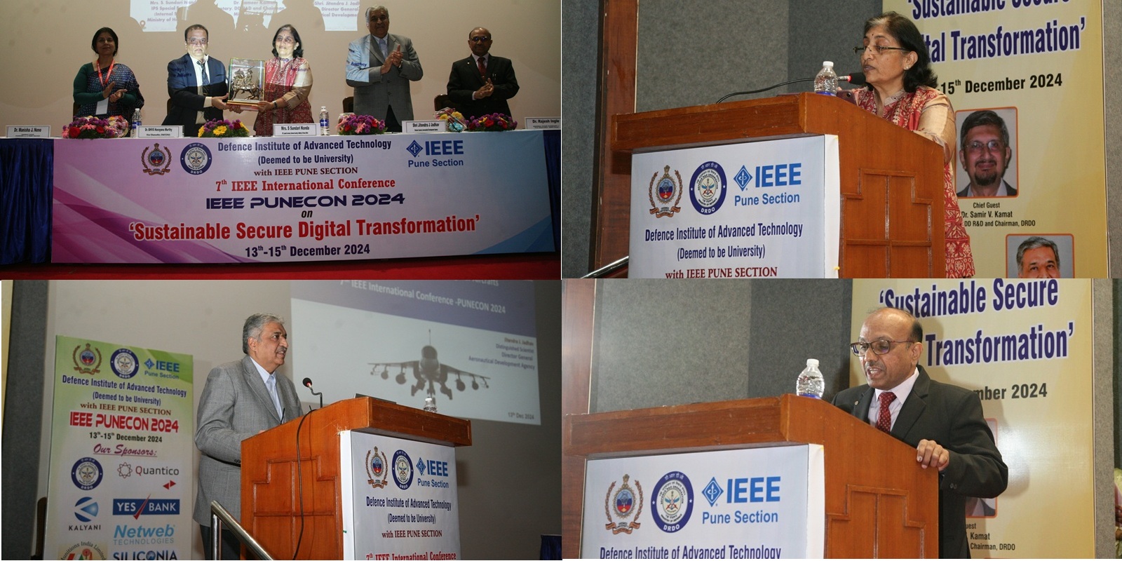 Inaugural of 7th International IEEE PUNECON-2024 on 13th Dec 2024 at DIAT(DU)