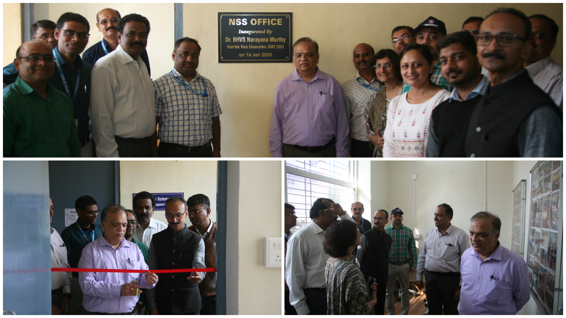 Inauguration of NSS Office at DIAT (DU)