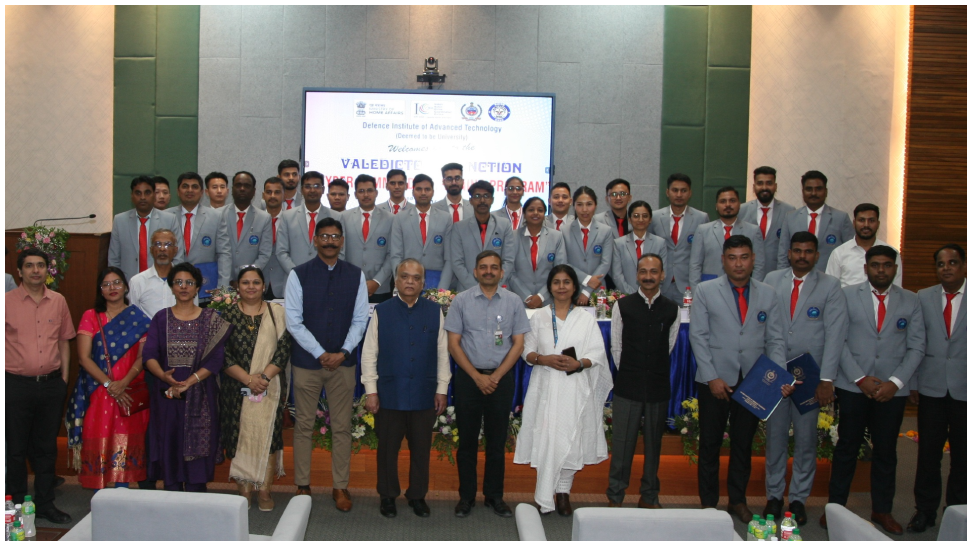 Valedictory Function of the Cyber Commandos Training Program for MHA Officers at DIAT(DU) on 02nd May 2025