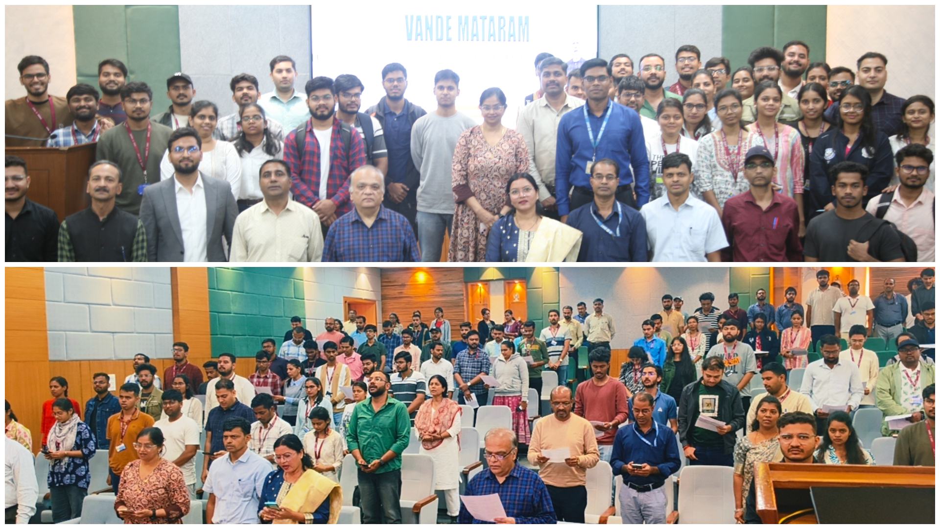 Mass singing for our National Song "Vande Mataram" on 10th Nov 2025 at 12.50 Hrs arranged in connection with the Commemoration of 150 Years of Vande Mataram