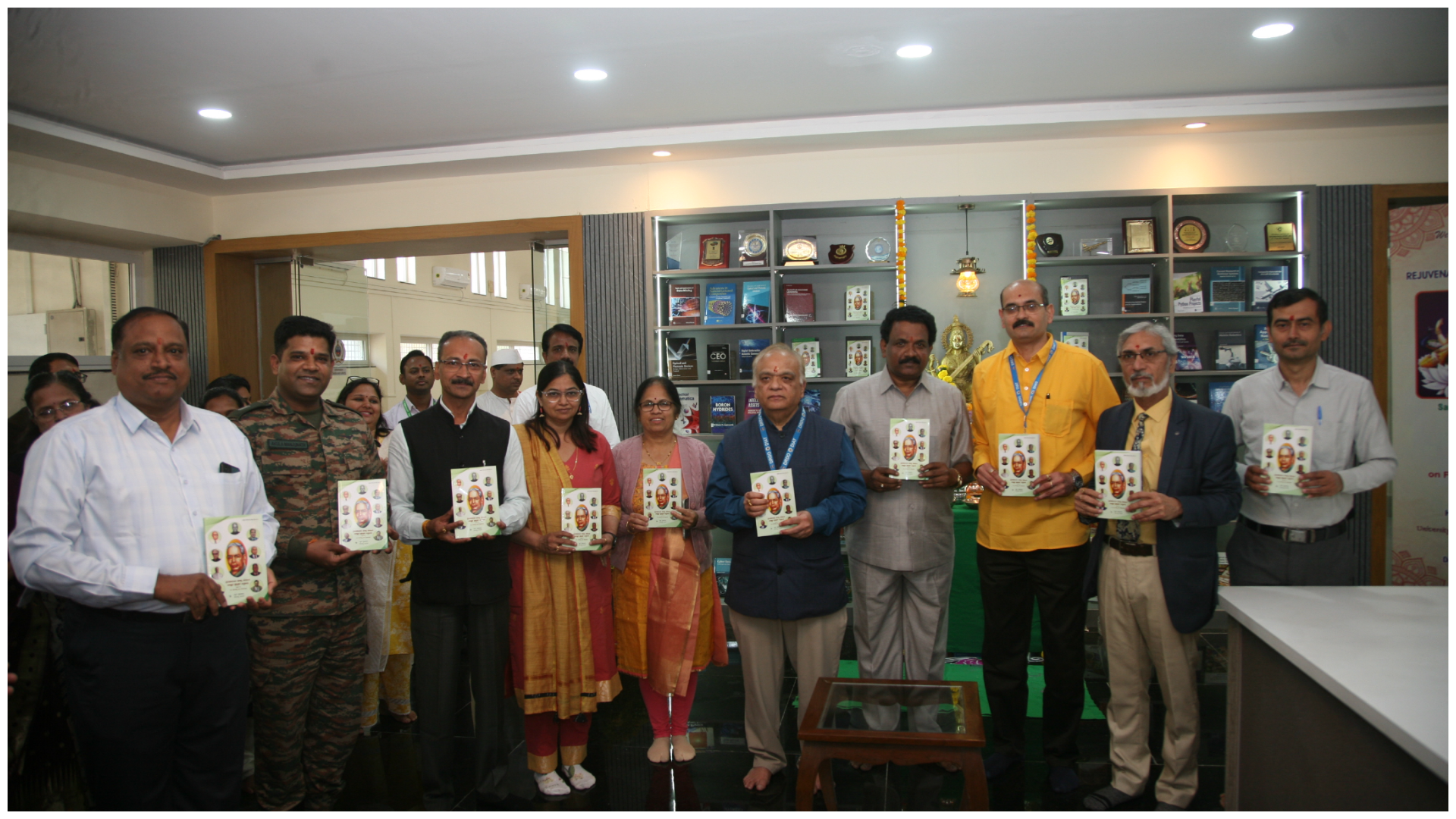 Releasing of the Book "The Stalwarts in the field of Library and Information Science" (In Kannada) Author Dr S S Sirurmath, University Librarian, DIAT (DU)