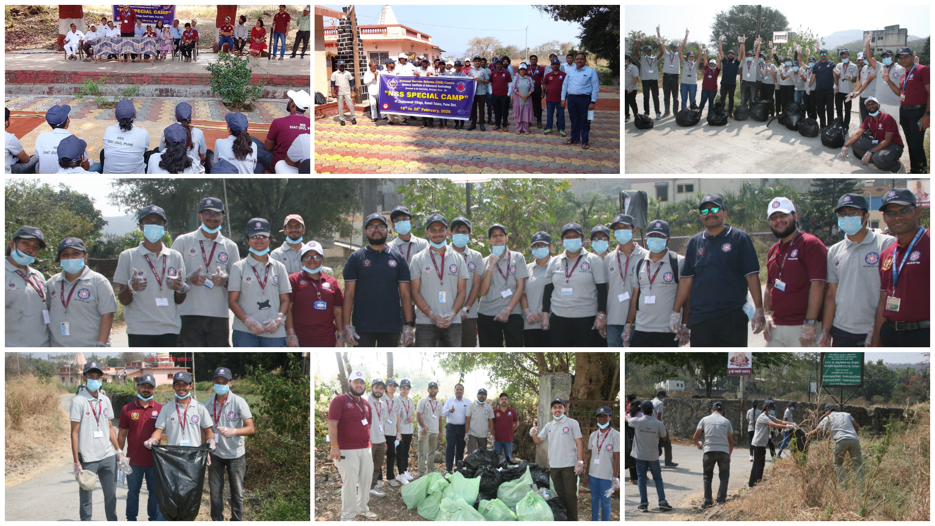 NSS Special Camp  - Day 1 Cleanliness Drive on 16th Feb 2026
